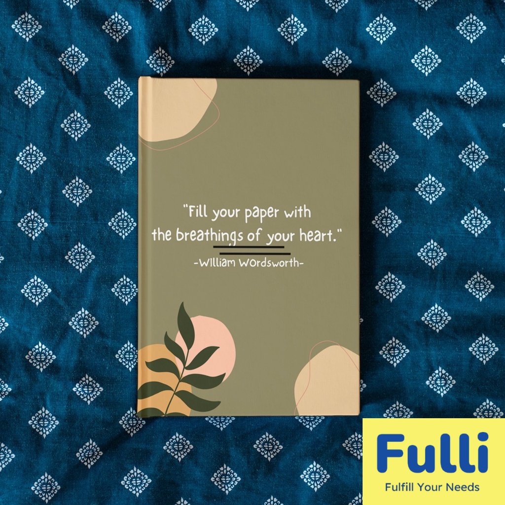 

Fulli - Notebook/Jurnal/Agenda Fill Your Paper Kertas Motif Polos/Dotted/Template A5