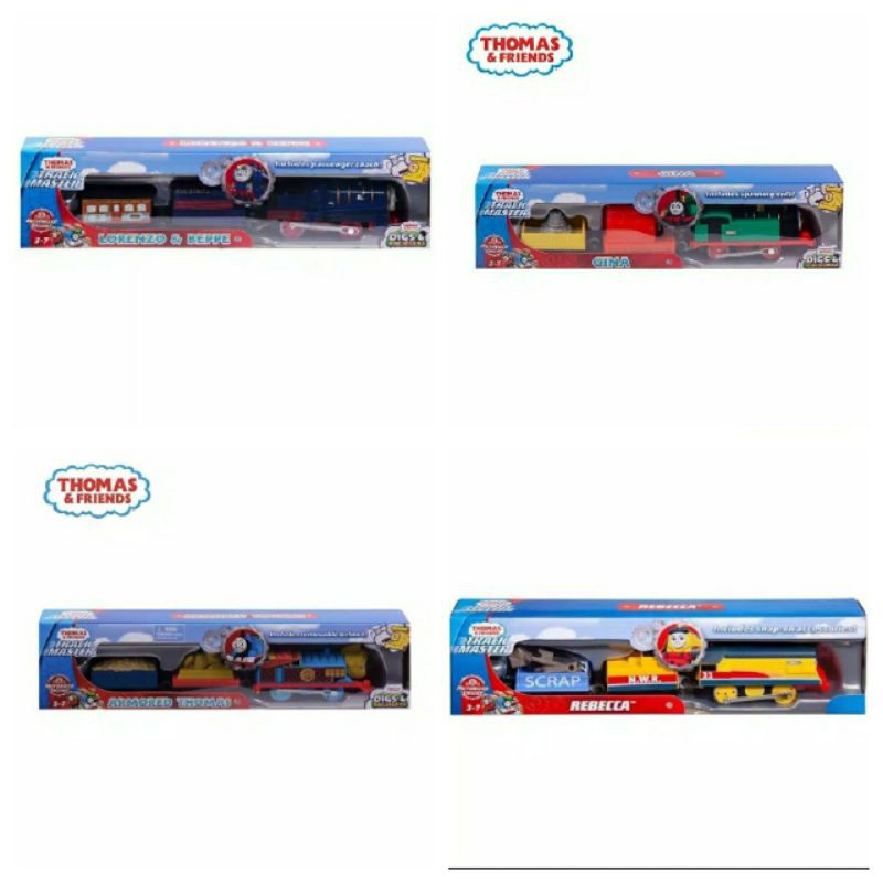 Thomas & Friends Motorized Lexi, Harvey, Gina, Lorenzo & Beppe, Armored Thomas