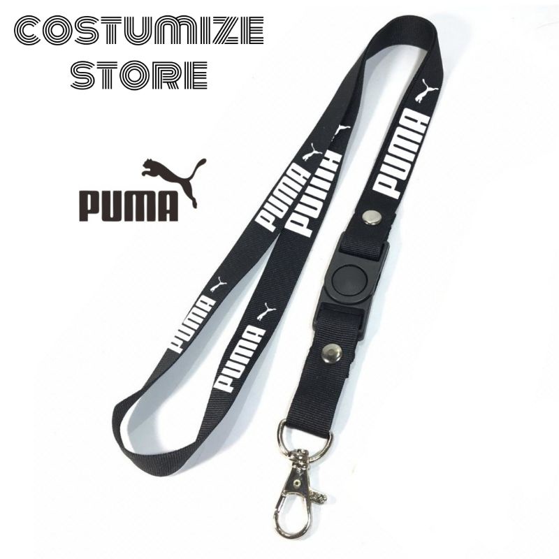 

lanyard PUMA gantungan kunci / tali lanyard gantungan leher id card name tag kartu nama / pods