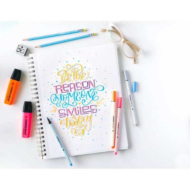 

Brush pen stabilo 68