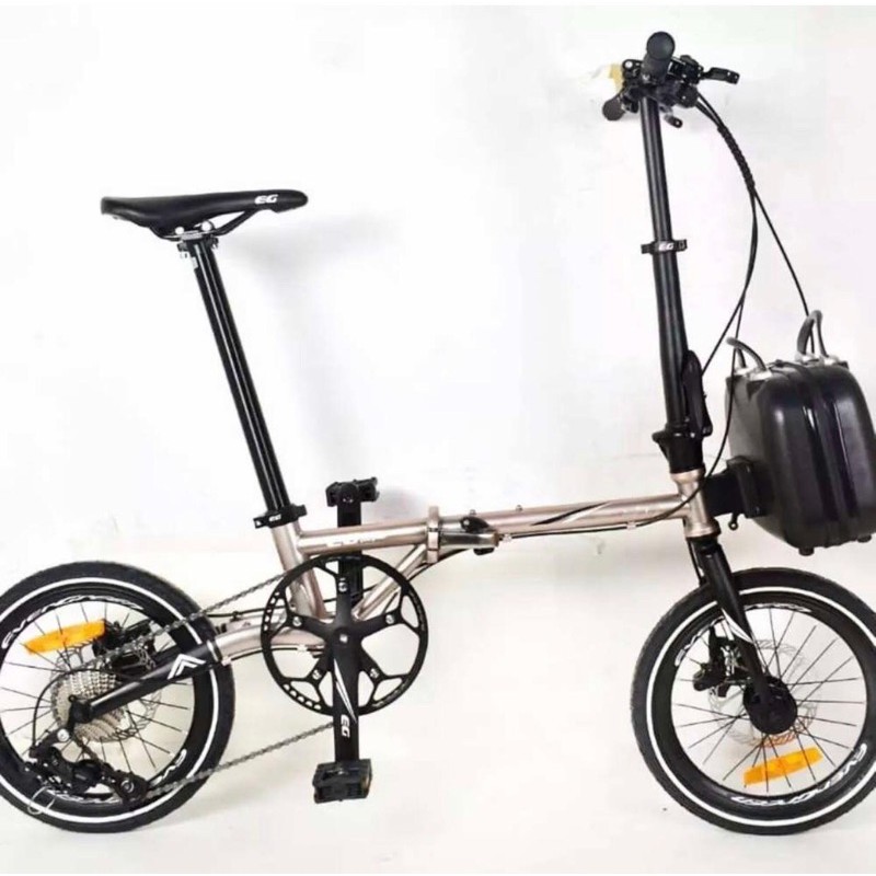 Kargo Sepeda Lipat Evergreen Maximus 16 Gen 2 Chromoly Hidrolik Brake SNI-8