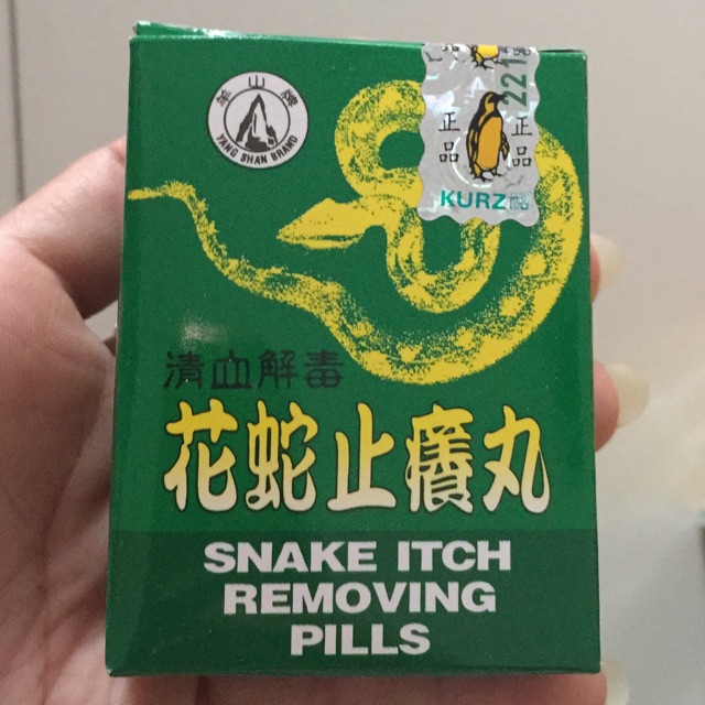 Snake itch removing pills