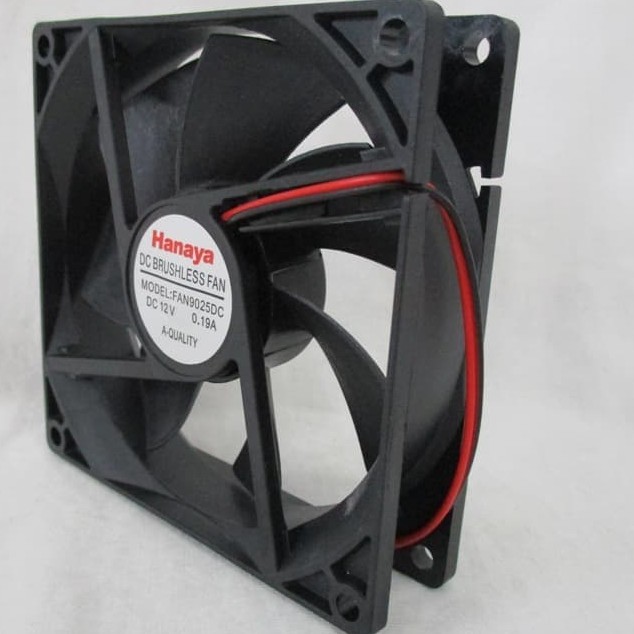 Fan Dc 9cm 9 x 9 cm kipas DC 9 x 9 cm/ Kipas pendingin Axial Fan DC 12V