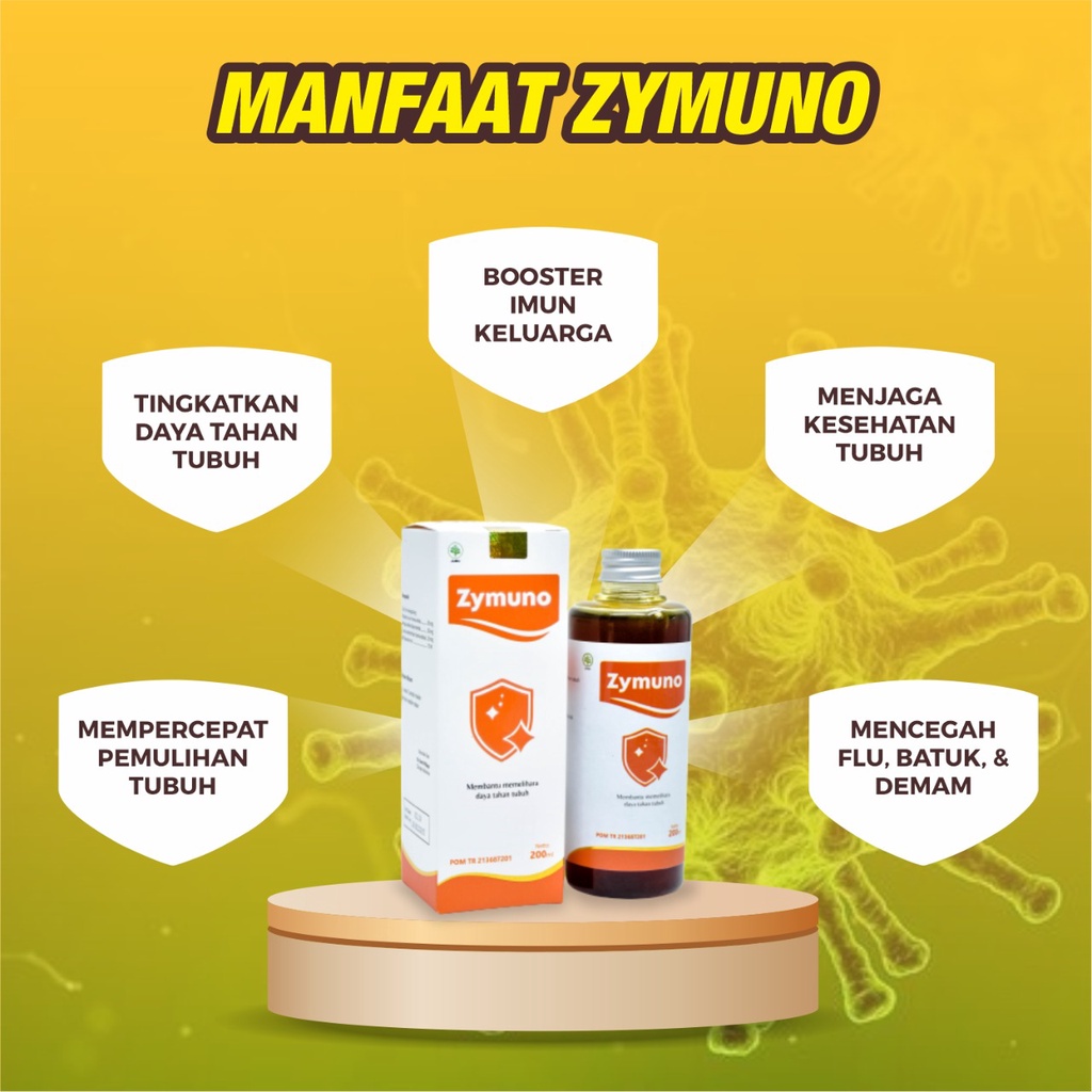 Zymuno – Vitamin Herbal Tingkatkan Daya Tahan Tubuh Imun Jaga Kesehatan Tubuh Cegah Kanker Benjolan Pada Tubuh Flu Demam Batuk Masalah Pencernaan Bantu Percepat Penyembuhan Penyakit