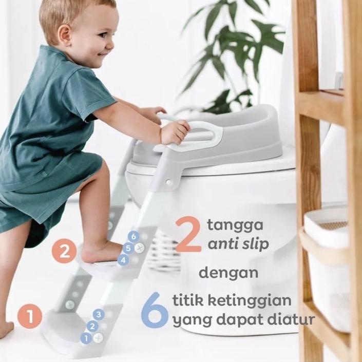⭐️ STARS SKY ⭐️ SUGAR BABY POTTY TRAINING SEAT LADDER BABY SEAT TOILET / ALAT BELAJAR DUDUK TOILET B