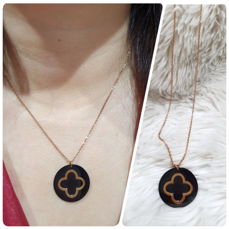 Kalung Titanium Asli Premium Quality Anti karat anti alergi Stainless steel H 8829