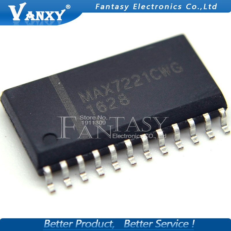 (Ready Stock) 5PCS MAX7221CWG SOP24 MAX7221 SOP SMD 7221CWG SOP-24