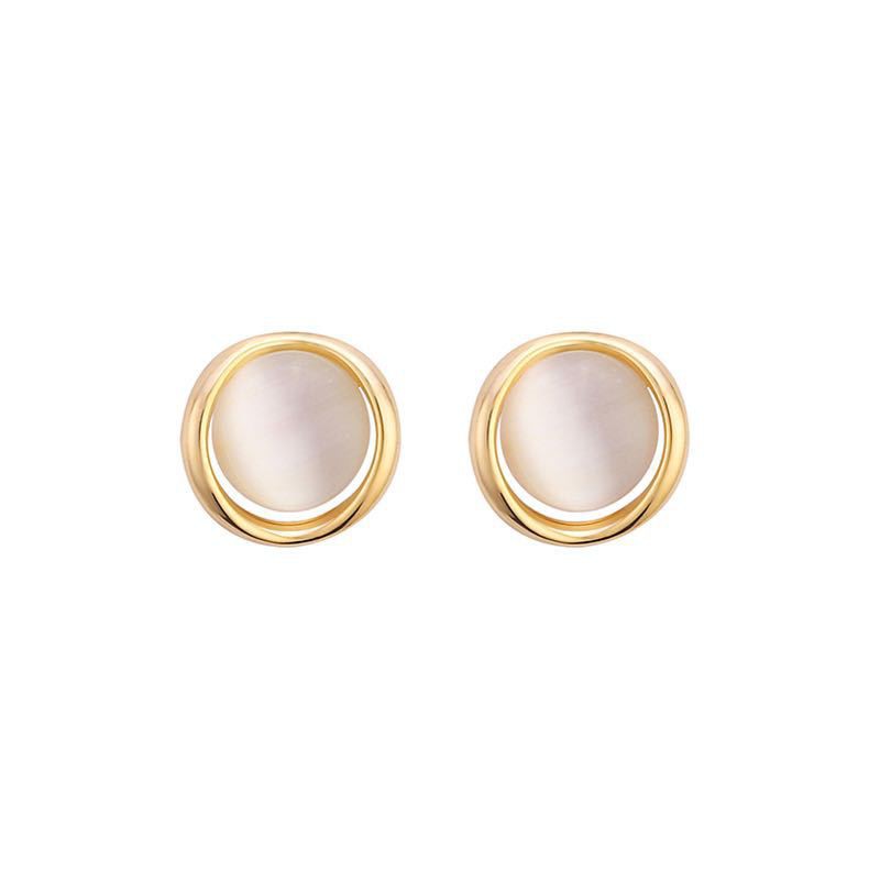 Korean cool style simple wild retro temperament earrings