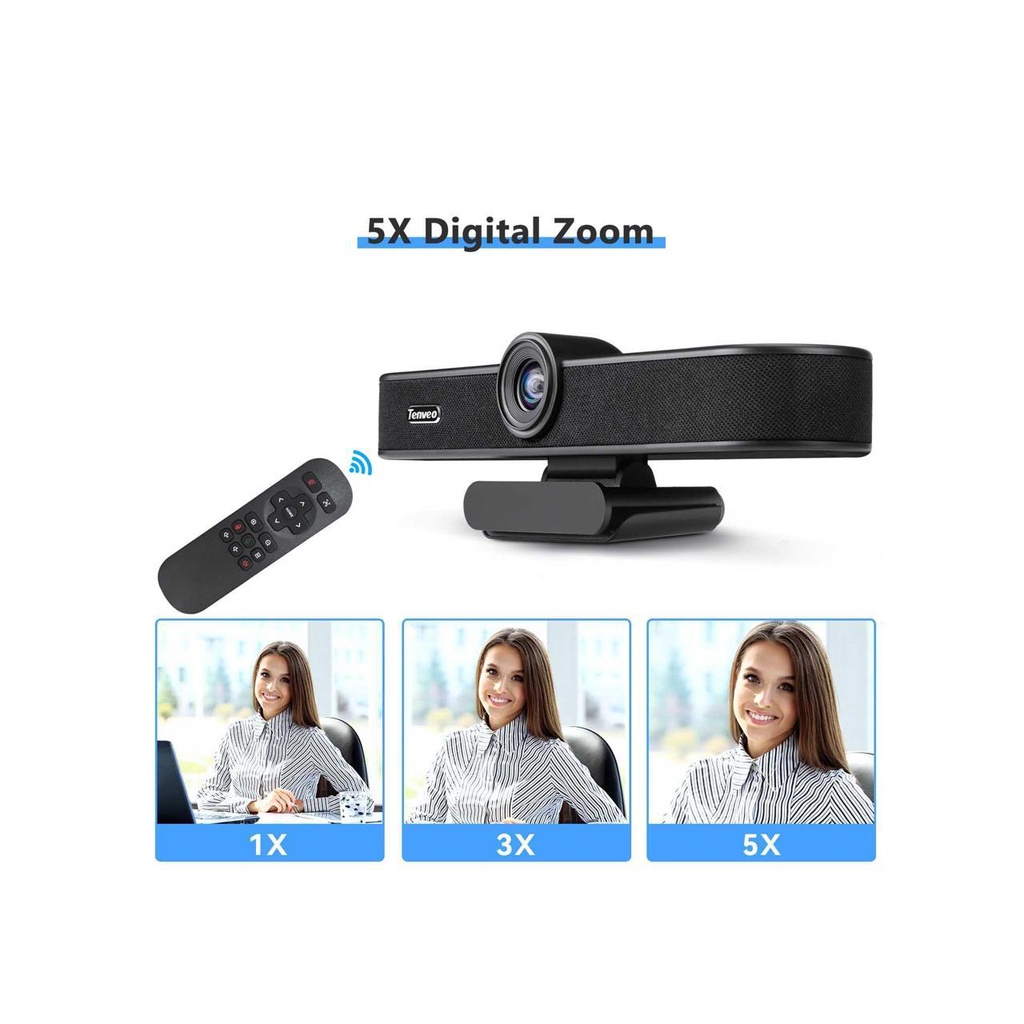 Tenveo TEVO-VA300B - 4K Video Conference Webcam ePTZ 5x VA300 B