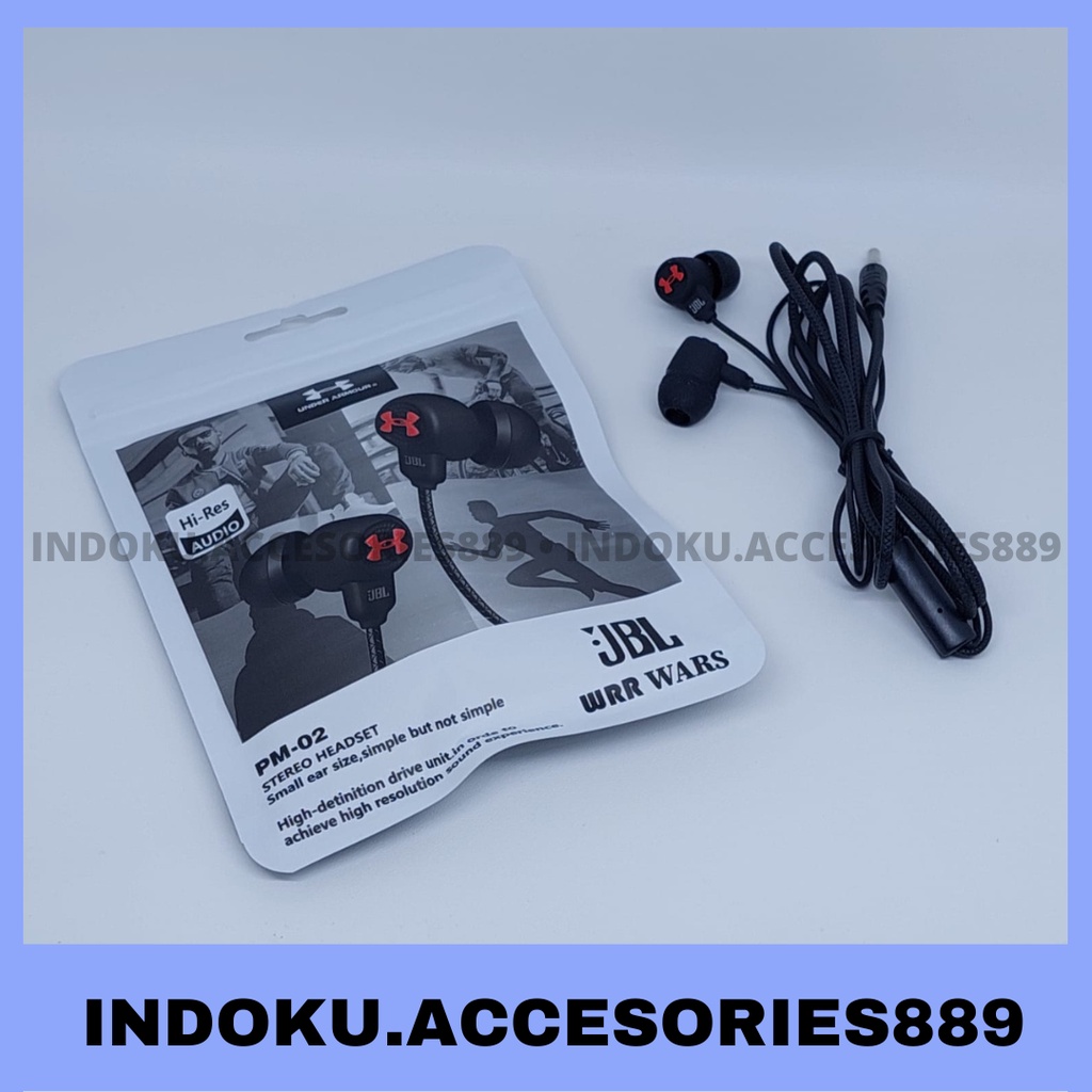 Headset Stereo PM-02 Packing Plastik EXTRA BASS