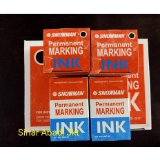 

Refill Tinta Spidol Snowman Permanent Marking - Hitam