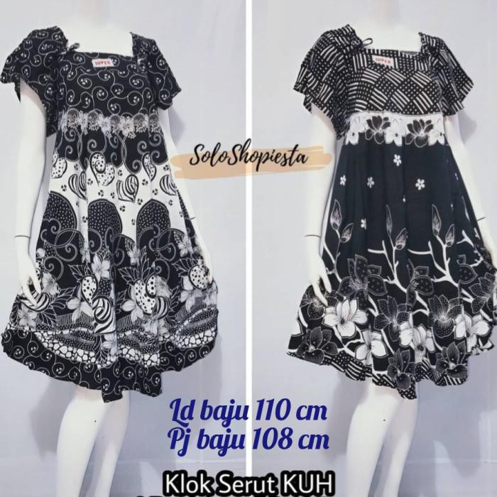 DASTER KLOK SERUT WARNA KENCANA UNGU