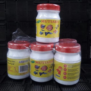 Makanan pakan Ikan MUTIARA TROPICAL 100gr Pelet Ikan Cupang kecil Gupy