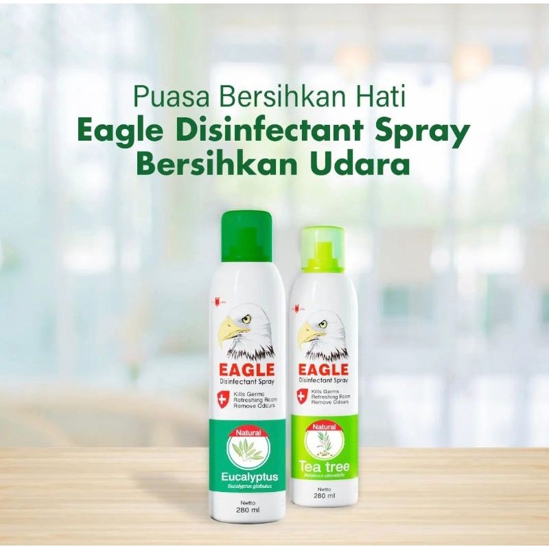 Caplang Eagle Eucalyptus Desinfectant Spray 280ml | ekaliptus tea tree oil spray