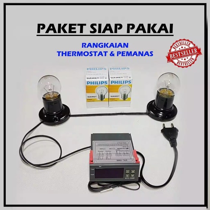 Thermostat Termostat penetas telur Inkubator burung ayam merak punyuh