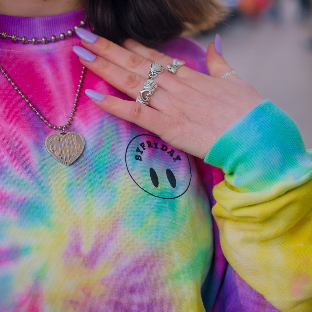 Ali3n Tie Dye Crewneck