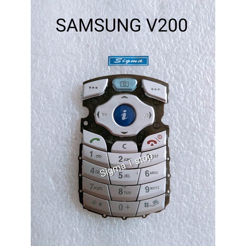 KEYPAD SAMSUNG V200  TOMBOL LUAR  KEYPAD SAMSUNG LIPAT JADUL