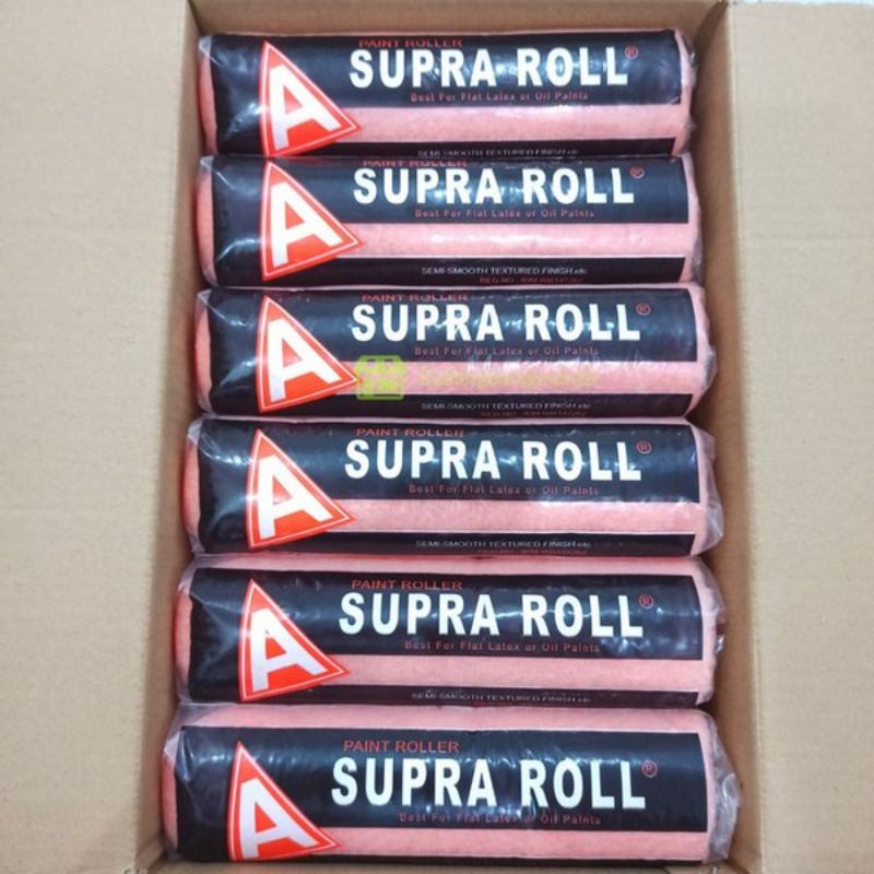 Bulu Roll 9&quot; SUPRA | Refill Rol Gede Besar Supra | Harga per Pcs