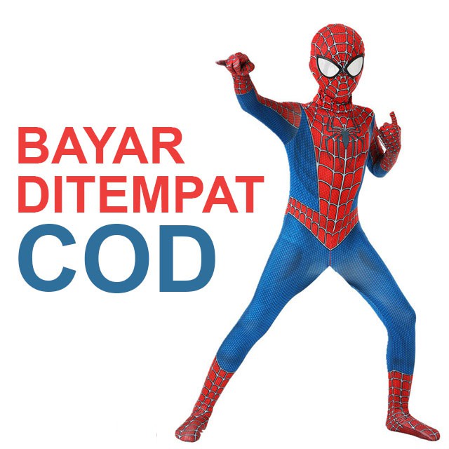 baju spaiderman anak laki laki