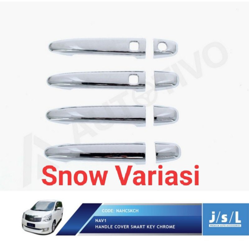 NAV 1 handle cover chrome NAV1 keyless cover pegangan pintu krom JSL