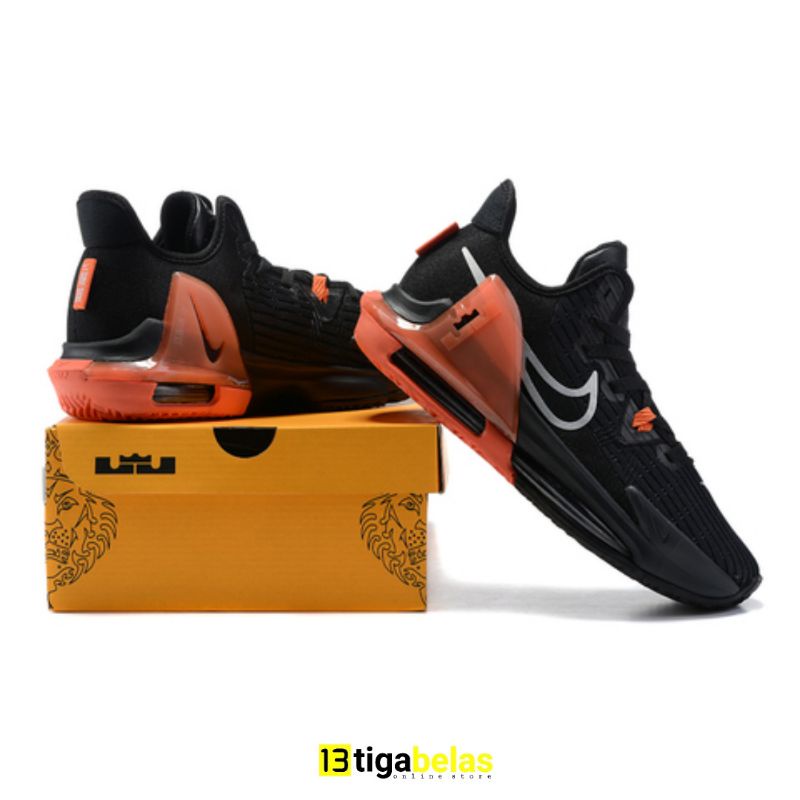 SEPATU NIKE LEBRON WITNESS 6 Black orange