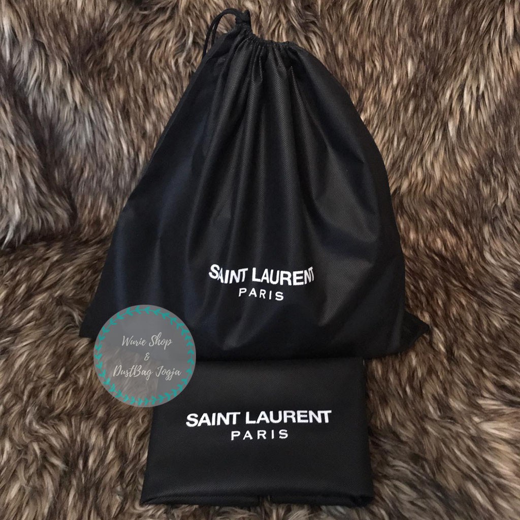 SAINT LAURENT YSL DustBag Pengganti Sarung Tas Pelindung Debu Serut Dust Bag DB Branded