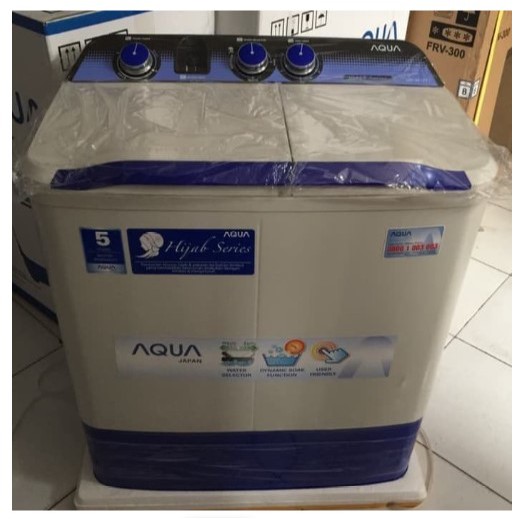 AQUA Mesin Cuci 2 Tabung 8Kg QW-881XT 881XT GARANSI RESMI