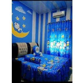 Sprei rumbai karakter doraemon murah