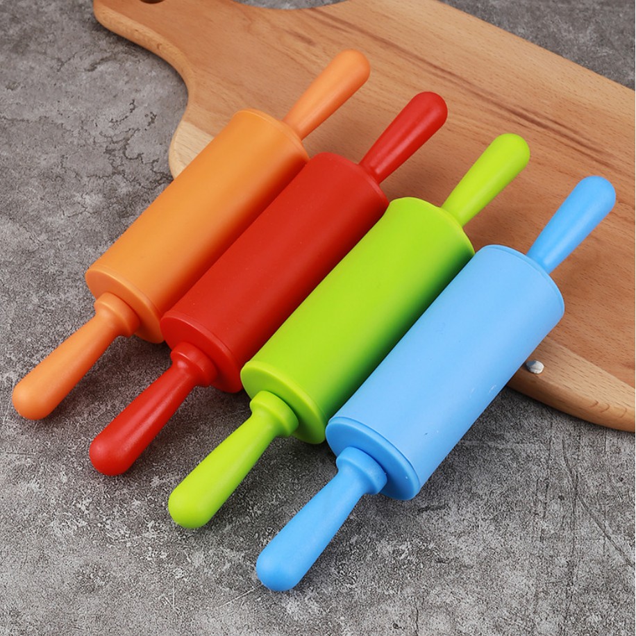 Rolling Pin Silicone Mini 23cm Penggilas Adonan Mini