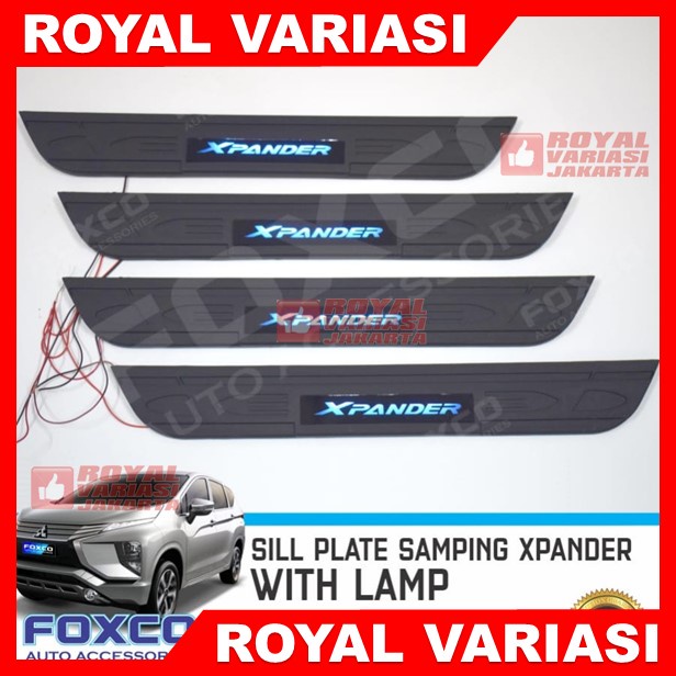 Sill Plate Sillplate Samping Lampu LED Mitsubishi XPANDER Scuffplate