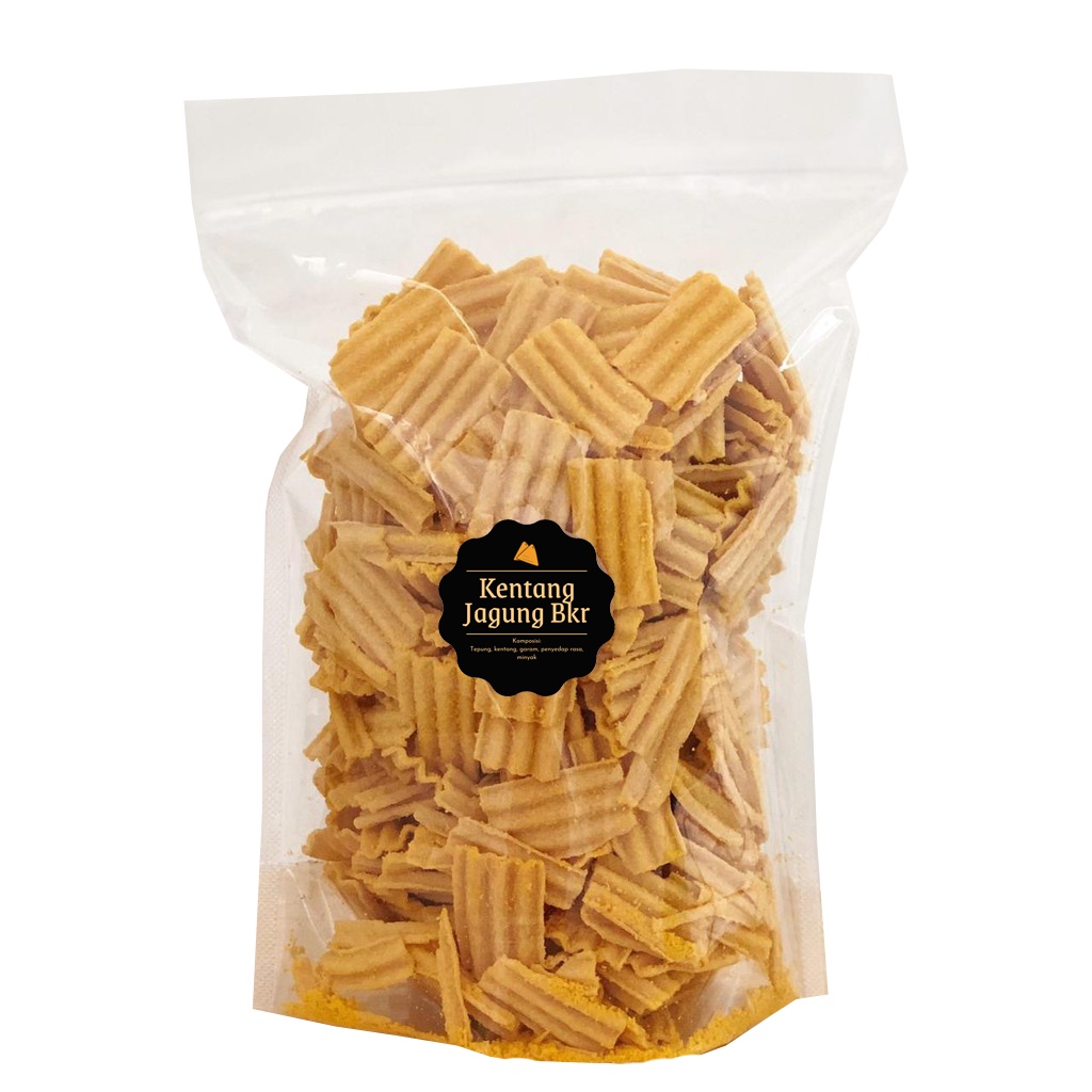 [DELISH SNACKS] Keripik Kentang Balado / Jagung Bakar (L) 230gr / Snack Cemilan Camilan