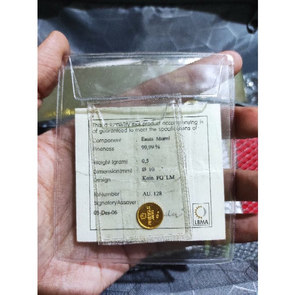 Antam bulat 0,5 g