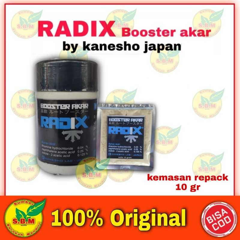 RADIX ZPT RADIX by kanesho japan booster akar stek cangkok okulasi 10 gram