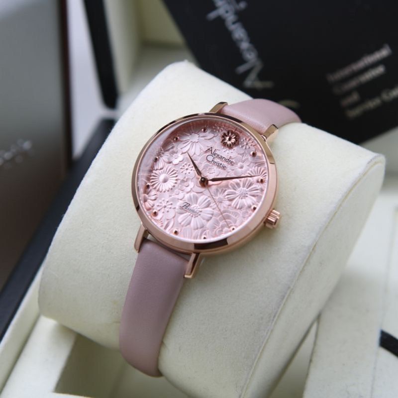 Jam tangan wanita Alexandre Christie -AC2957 jam tangan wanita talikulit. -AC