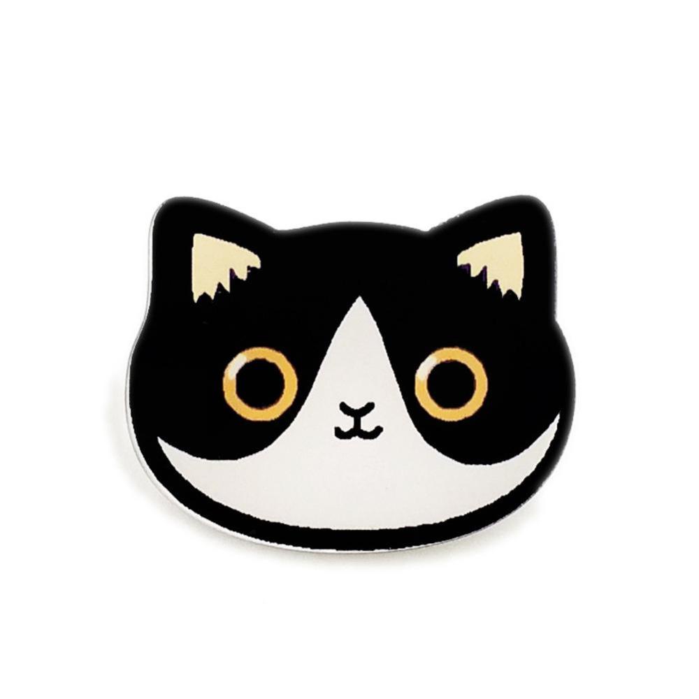 Timekey Bros Pin Enamel Alloy Desain Kartun Hewan Kucing Kecil Lucu D3L7