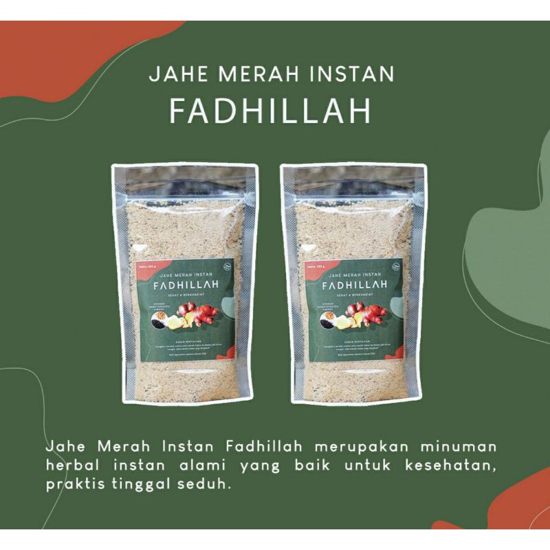 

herbal jahe merah instan