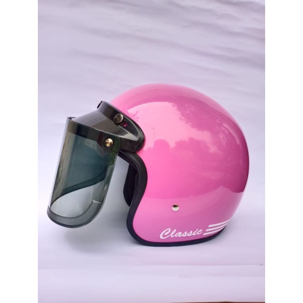 Helm Bogo Classic Dewasa Kaca Datar SNI