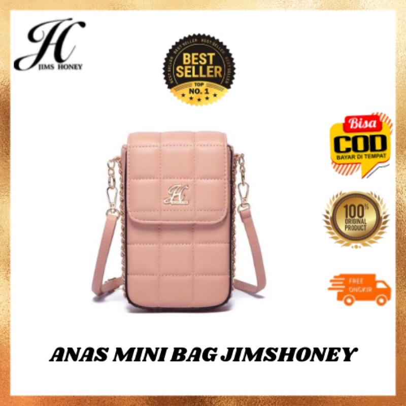 JIMSHONEY ANAS MINI BAG sling bag tas hp wanita kecil original import Selempang Wanita Terbaru Jims 