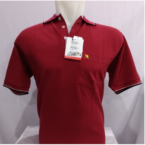 SALE Kaos Kerah Polo Shirt ARNOLD PALMER Original Merah Maroon - Maroon, XL