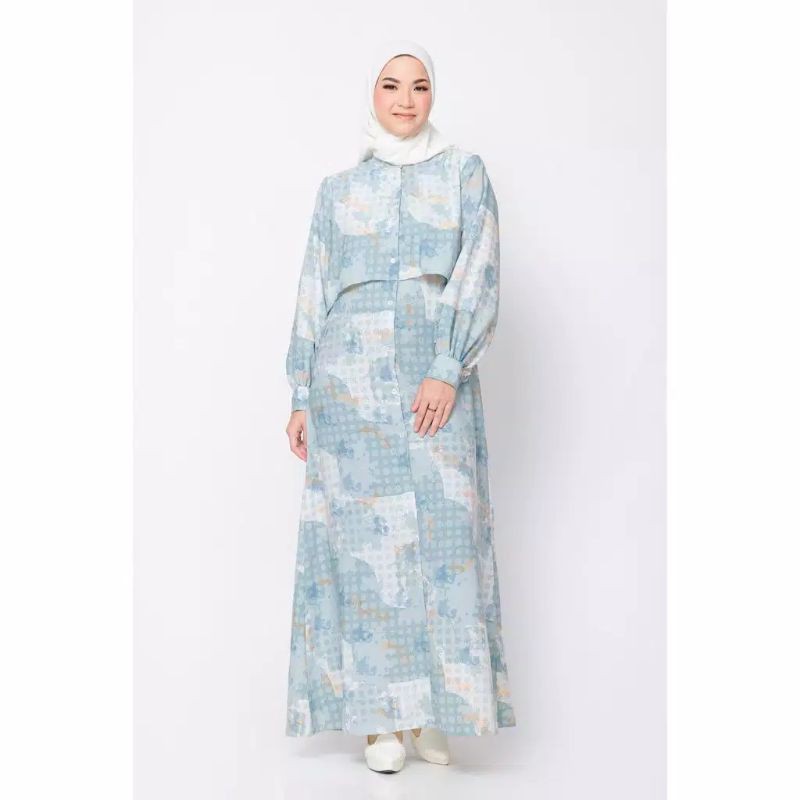 BIA X Isel Fricella - Paein Mint Dress Islamic Journey In Denmark Size S