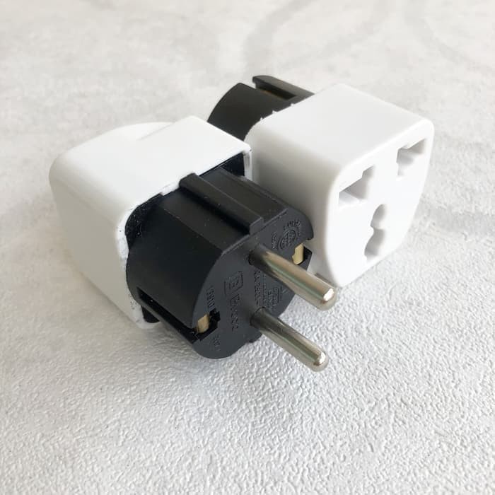 BROCO Colokan Listrik Converter Sambungan Kaki Tiga 3 / Gepeng SNI