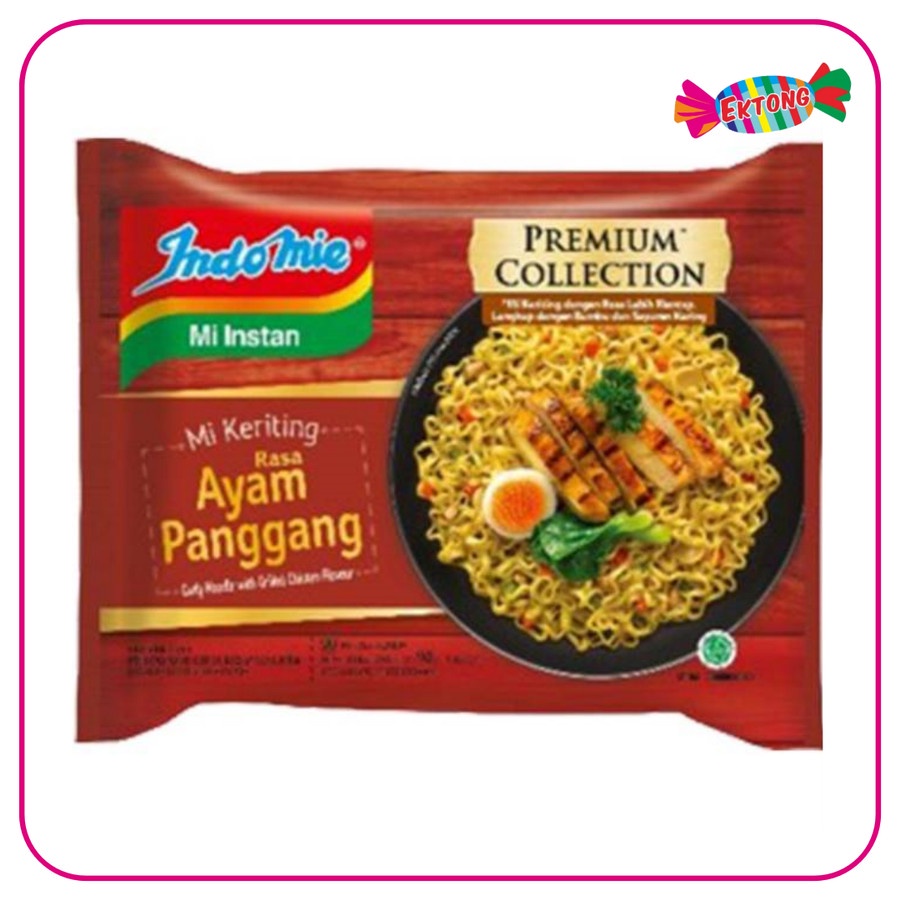 

INDOMIE MI KERITING RASA AYAM PANGGANG 90 GR