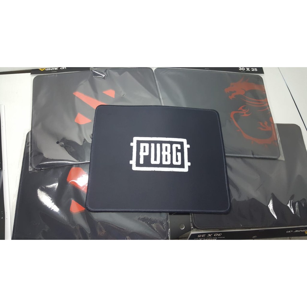 Mousepad kotak Fabric Anti Slipperry Rubber ukuran 300x250mm