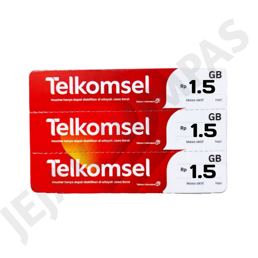 VOUCHER DATA TELKOMSEL 1.5 GB