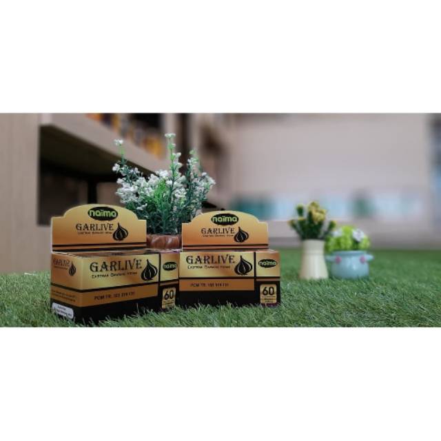 Garlive Naima Kapsul ekstrak bawang hitam