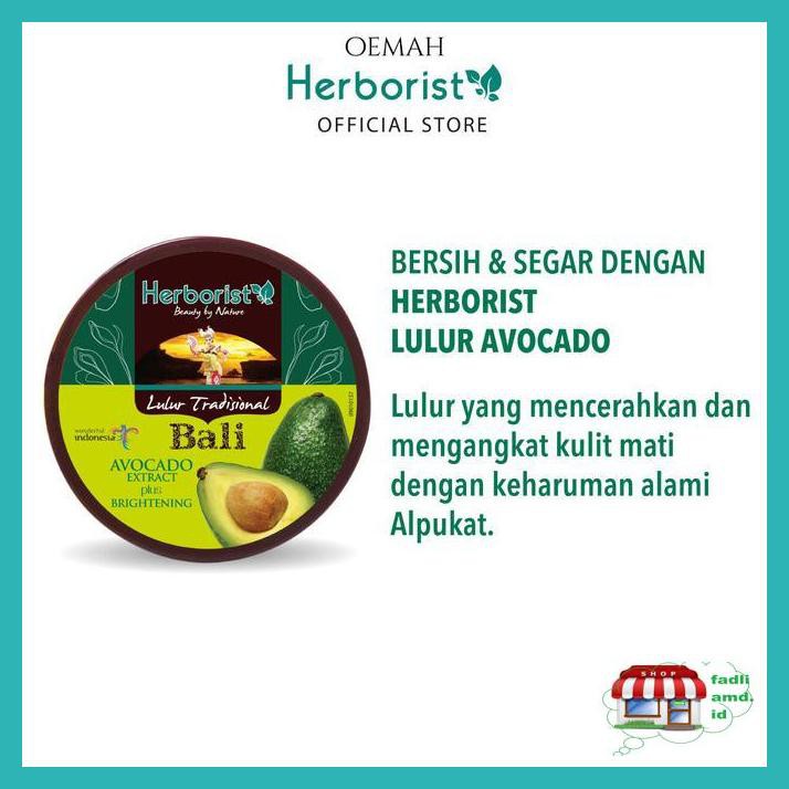 

R6Ey78T6- Herborist Lulur Tradisional Bali Avocado - 100Gr E5Et46It-