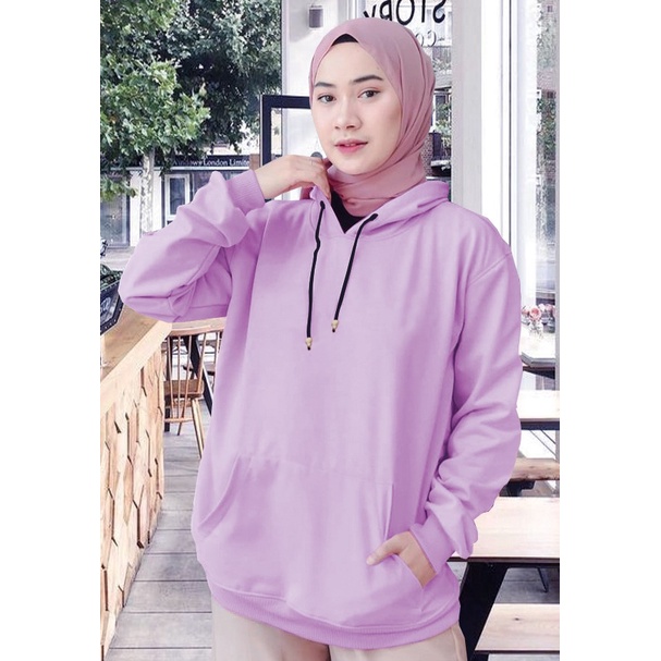 Sweater Hoodie Wanita polos / Sweater Hoodie Korean Style / Sweater Terbaru 2021 / Sweater Tebal / Sweatshirt Hoodie Wanita