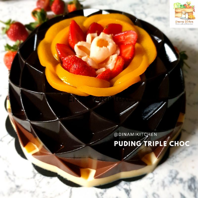 

Puding Triple Chocolate