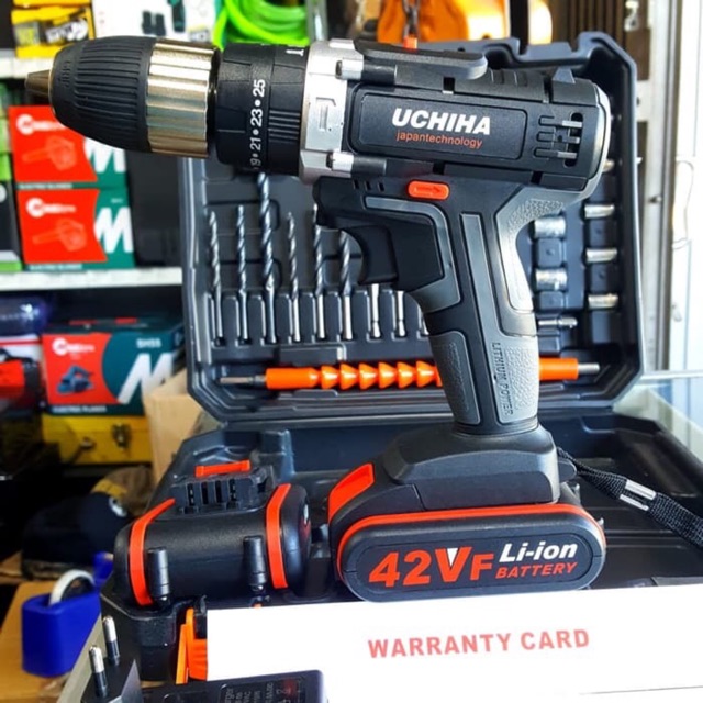Mesin Bor Baterei Bor Cordless Bor Drill Bor Beton Bor Kayu Bor Besi Impact 42v
