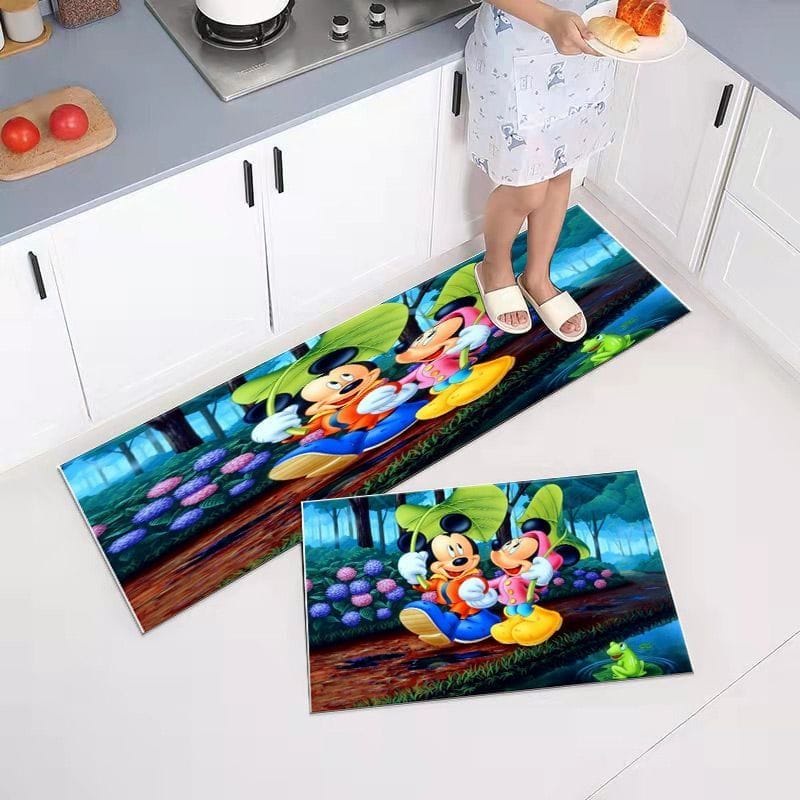 2 in 1 Kitchen Floor Mat / Keset Alas Lantai Kamar Tidur Rumah Dapur Anti Selip